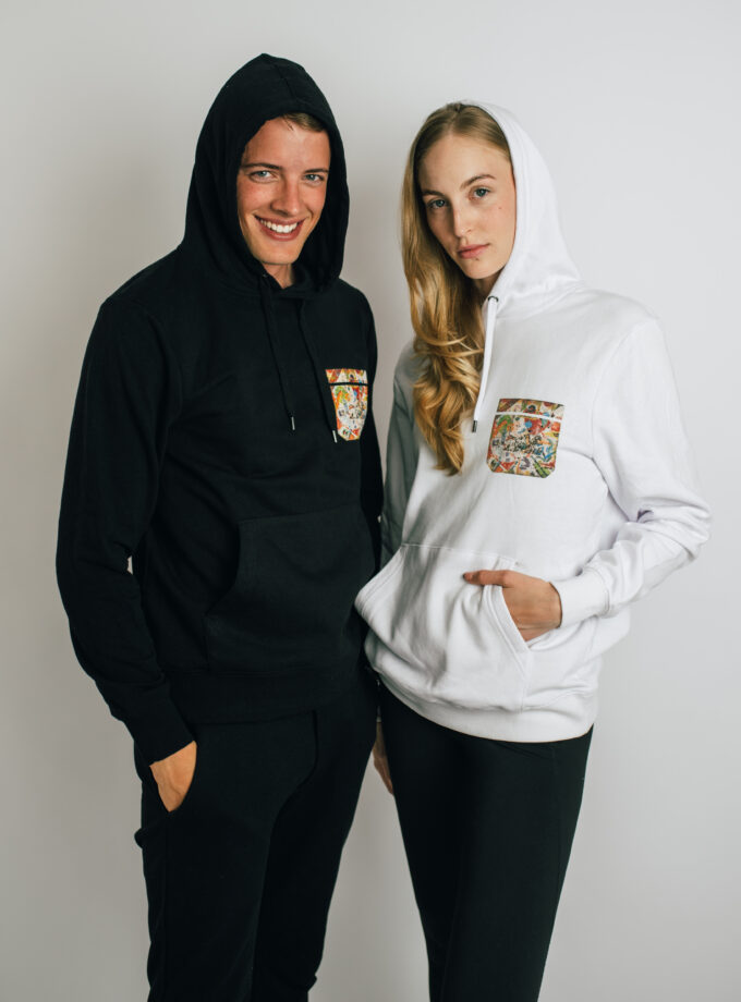 Szabályszerűségek-véletlenek Férni kapucnis pulóver