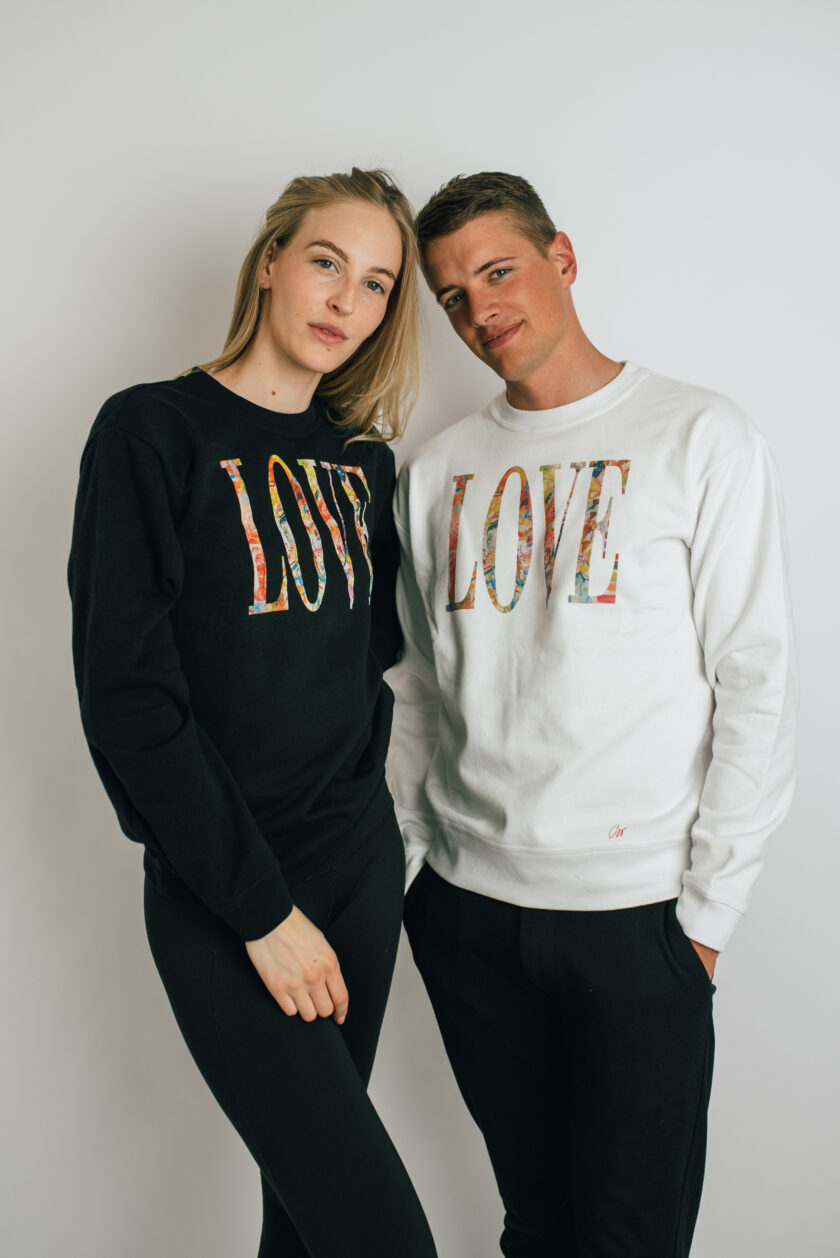 Love Férfi pulóver - Image 3