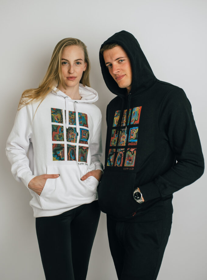 Alarm Férfi kapucnis pulóver