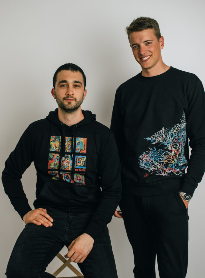 Láthatóan láthatatlan korallzátony Női pulóver