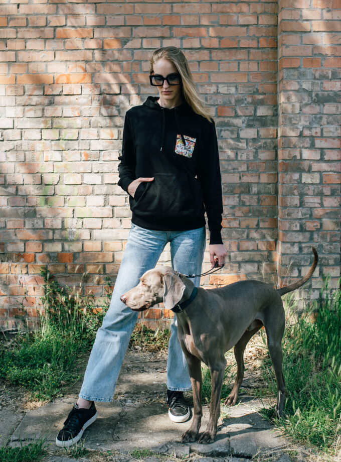 Szabályszerűségek-véletlenek Női kapucnis pulóver