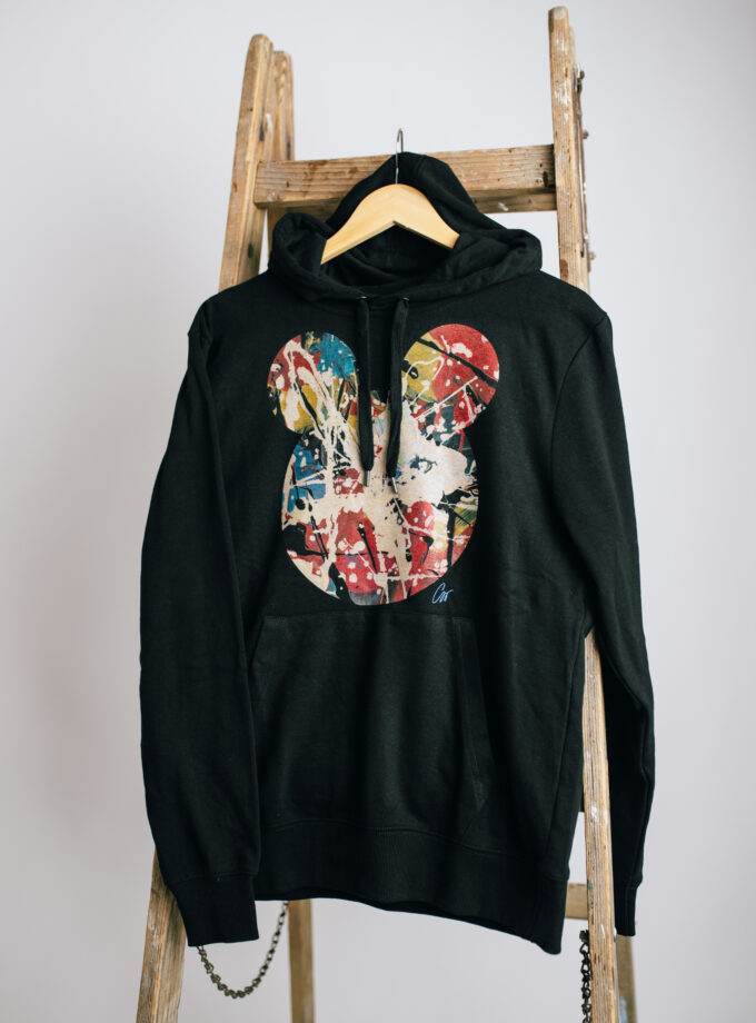 Touch me or teach me Férfi kapucnis pulóver