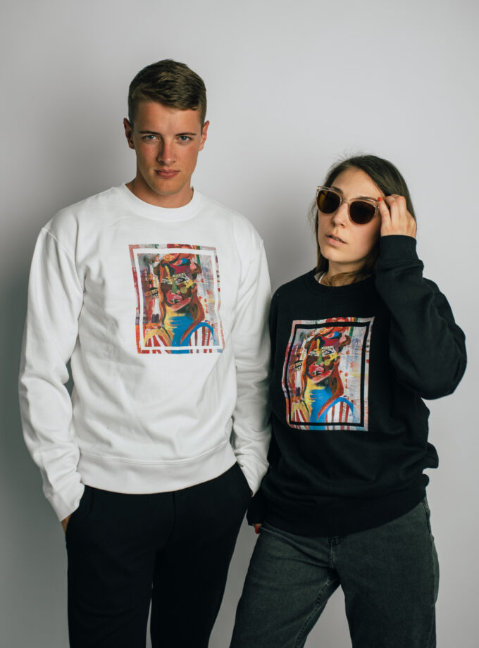 CSR portrait Férfi pulóver