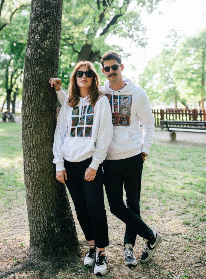 Péntek Máté Férfi kapucnis pulóver