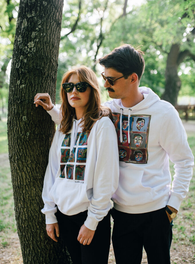 Péntek Máté Férfi kapucnis pulóver